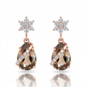 AD Golden Stone Earrings