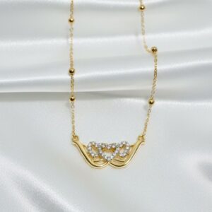 American Diamond Necklace with Pendant